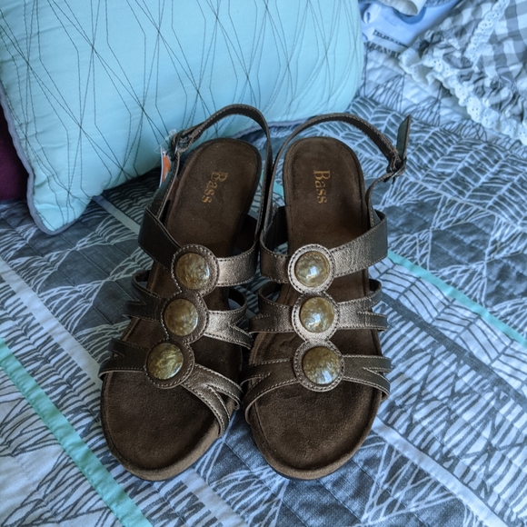 G.H. Bass Wedge Sandals 7.5 - Picture 14 of 14